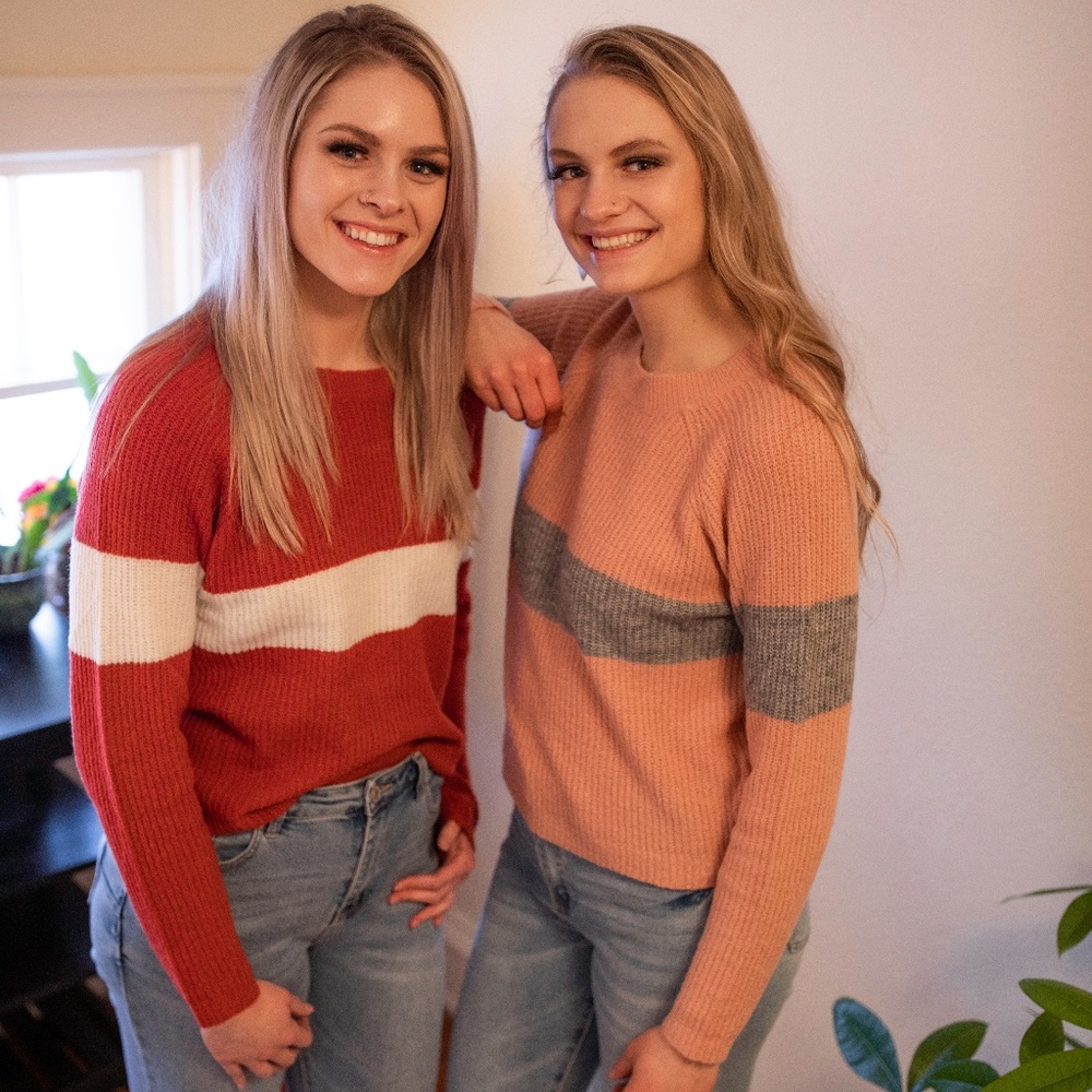 Two Toned Sweater